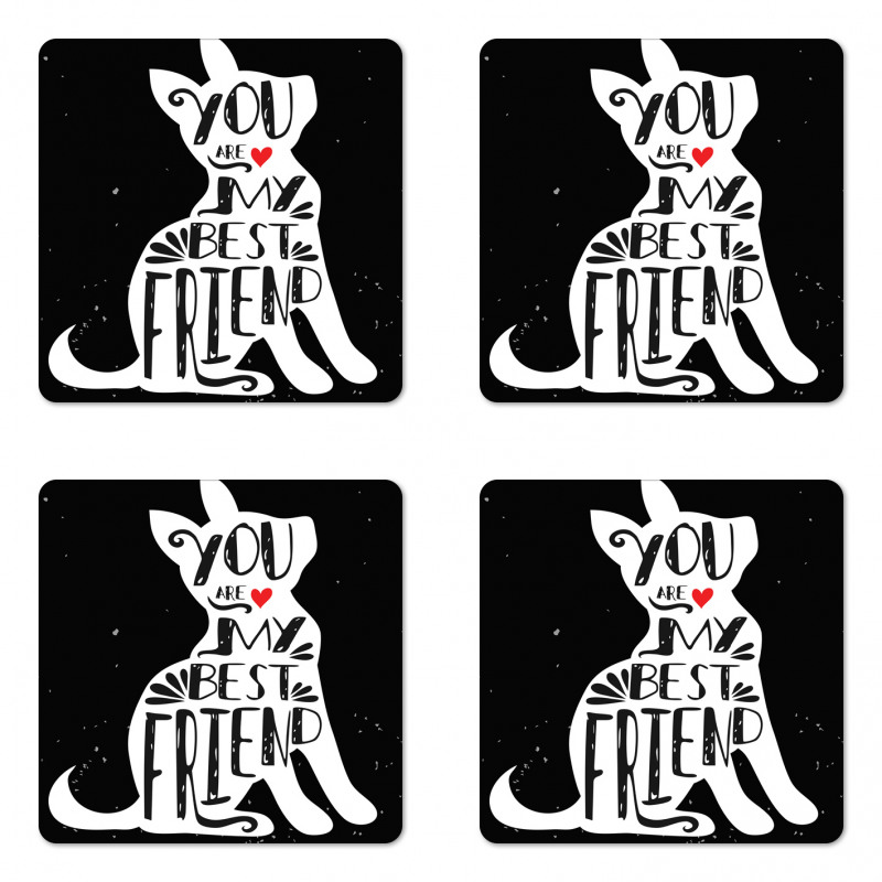 Puppy Lover Buddy Coaster Set Of Four