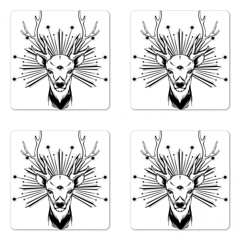 Elk Third Eye Occult Coaster Set Of Four