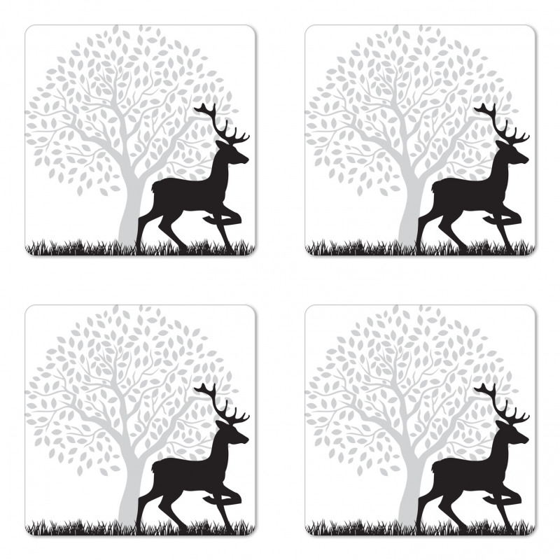 Gracious Wild Animal Coaster Set Of Four