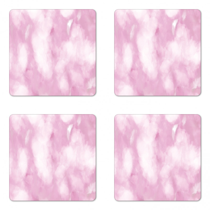 Tender Pinkish Coaster Set Of Four