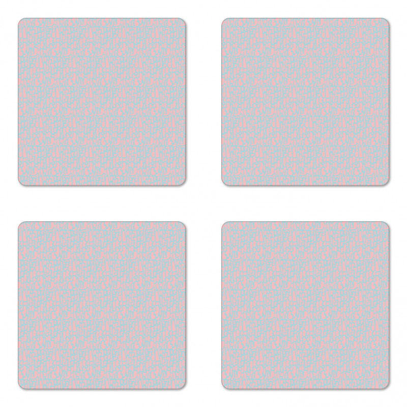 Misshaped Rectangles Coaster Set Of Four