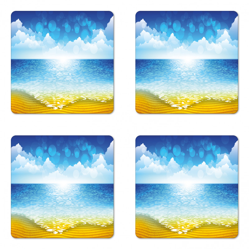 Sea Horizon Coast Coaster Set Of Four