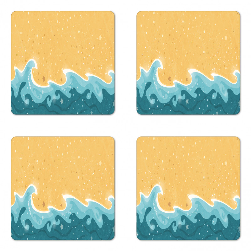 Grange Waves Stars Coaster Set Of Four