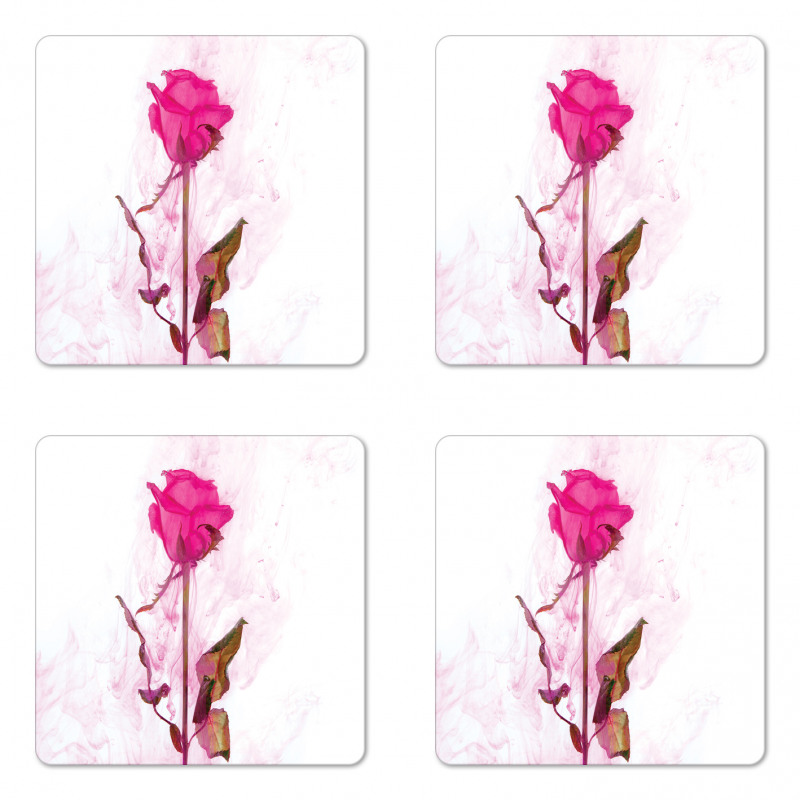 Romantic Abstract View Coaster Set Of Four