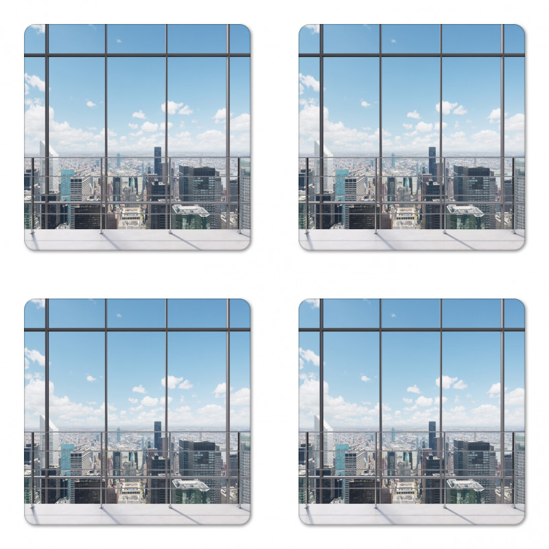 City Modern Landscape Coaster Set Of Four