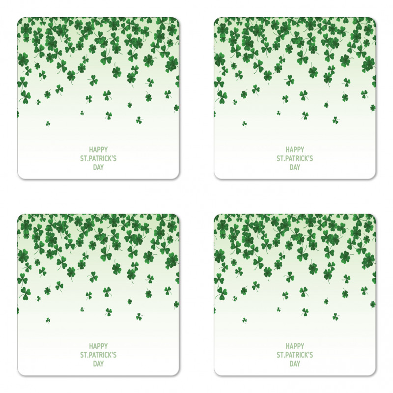 Happy St Patrick's Day Luck Coaster Set Of Four
