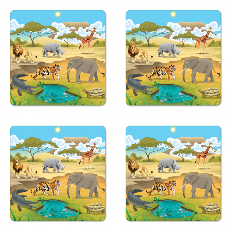 Landscape Forest Coaster Set Of Four