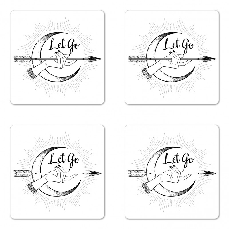 Bohemian Let Go Arrow Coaster Set Of Four