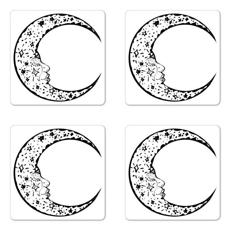 Modern Crescent Coaster Set Of Four