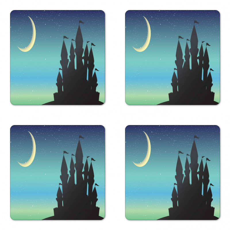 Castle and Gradient Sky Coaster Set Of Four