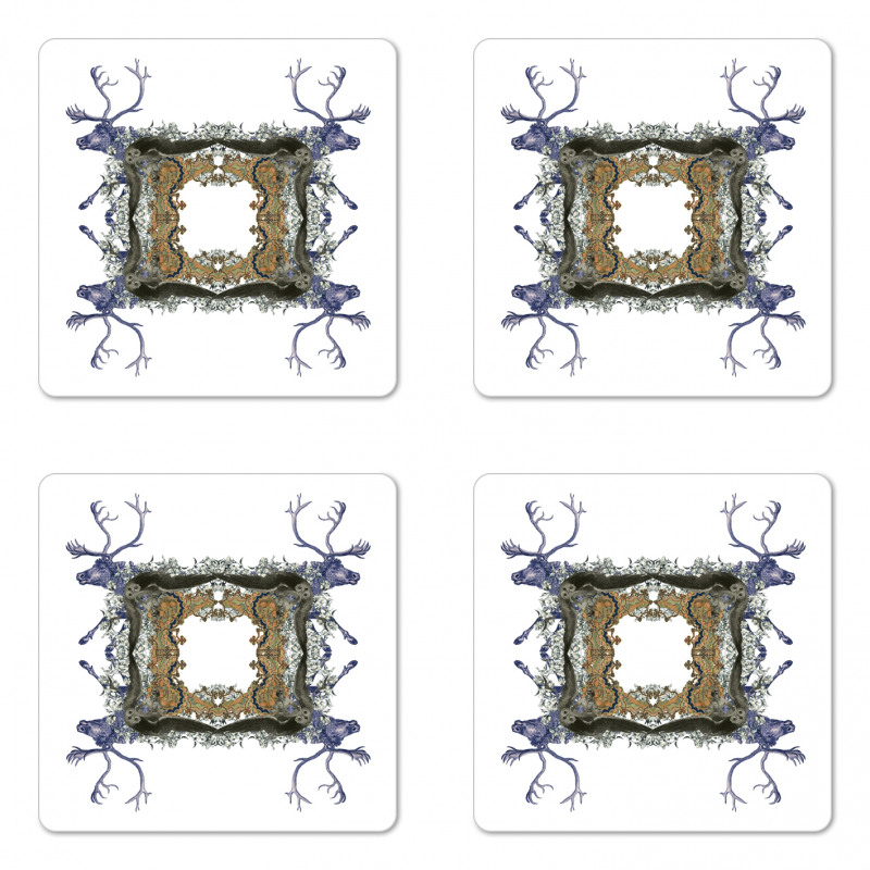 Hunter Wild Animals Coaster Set Of Four