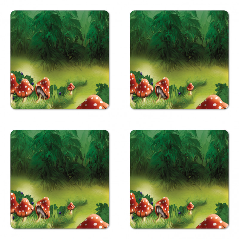 Wild Magic Wonderland Coaster Set Of Four