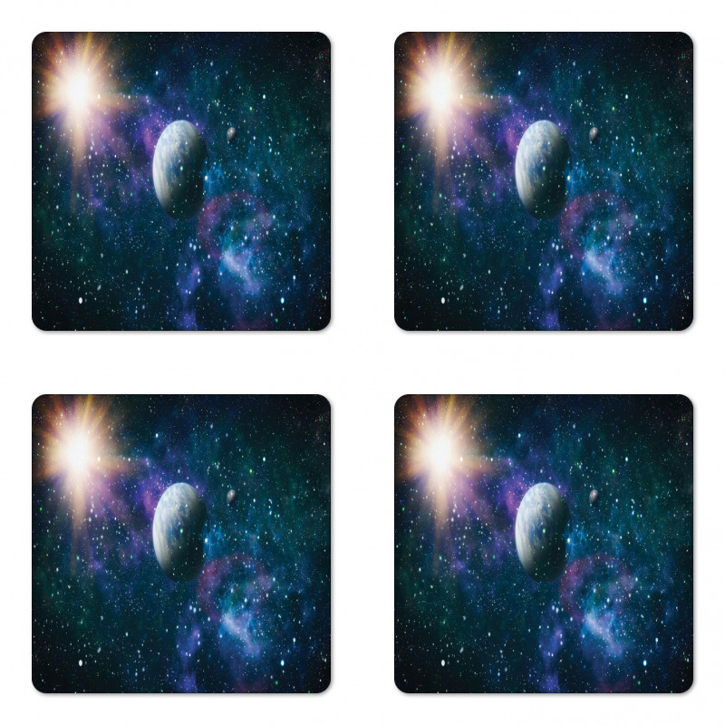 Celestial Scene Coaster Set Of Four