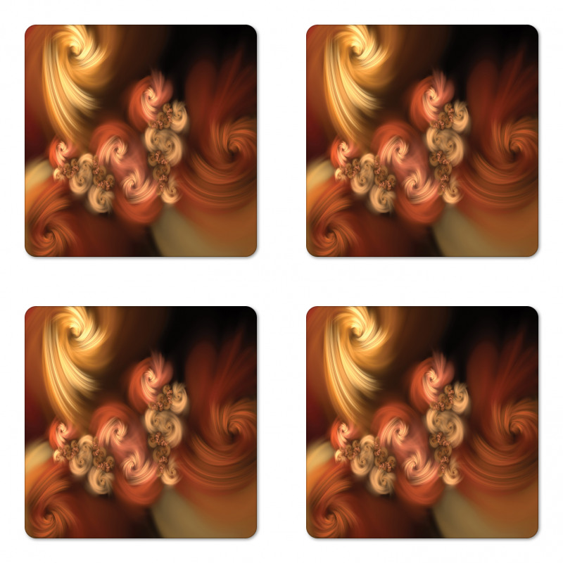 Fractal Spiral Coaster Set Of Four