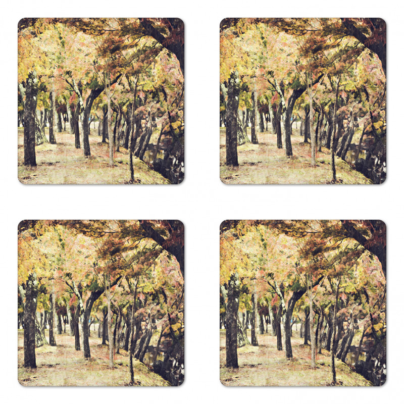 Nara Park Japan Coaster Set Of Four