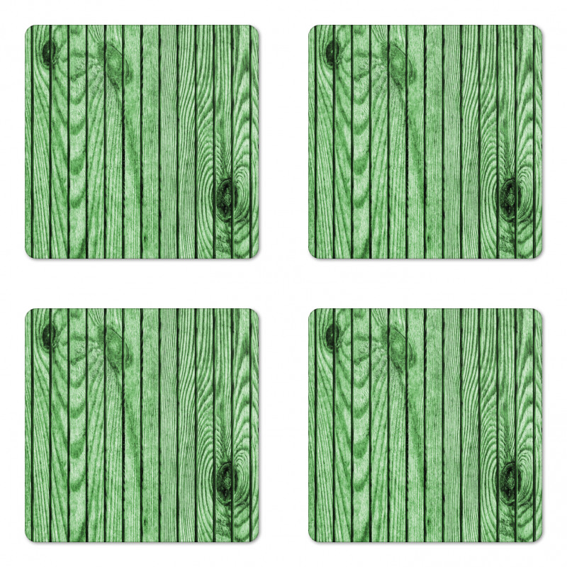 Cracked Pine Timber Surface Coaster Set Of Four