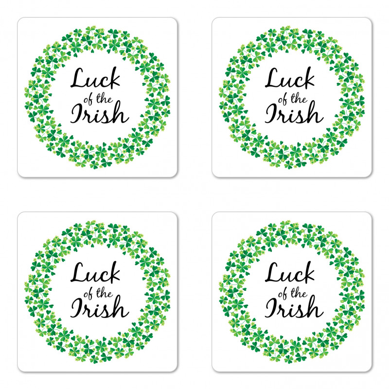 Clover Wreath Coaster Set Of Four