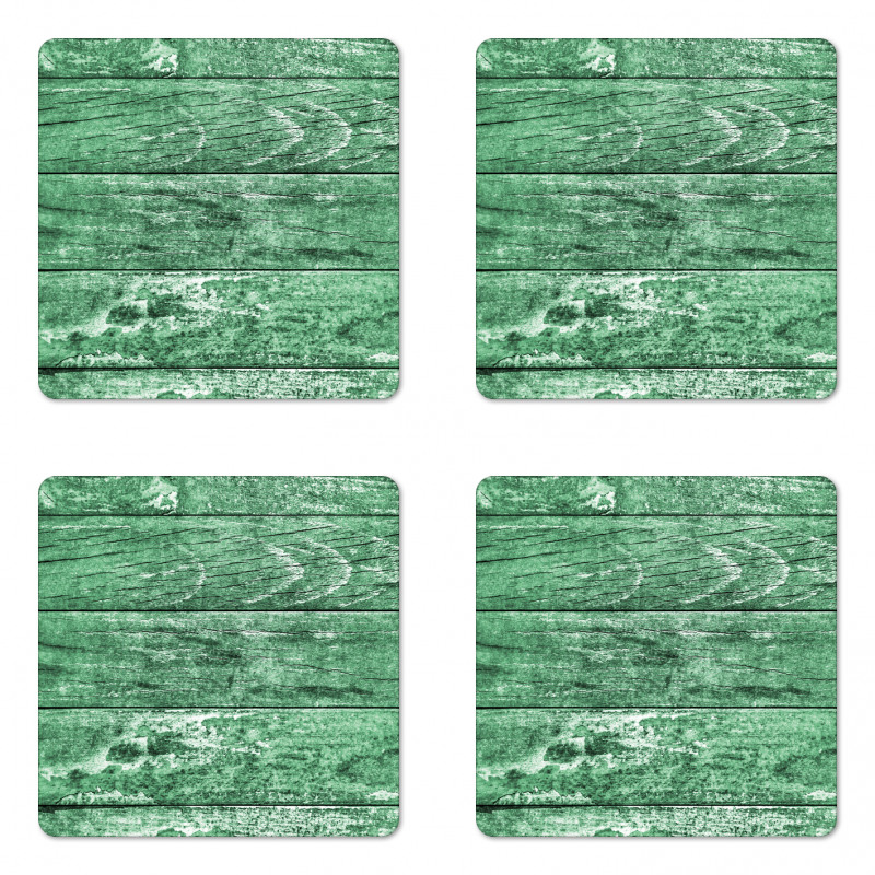 Cracked Look Wooden Coaster Set Of Four