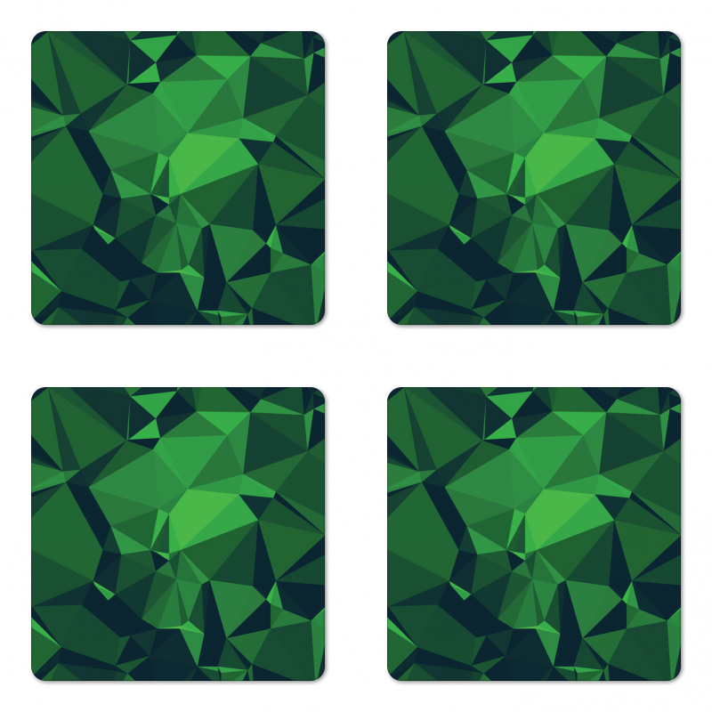 Abstract Poly Coaster Set Of Four