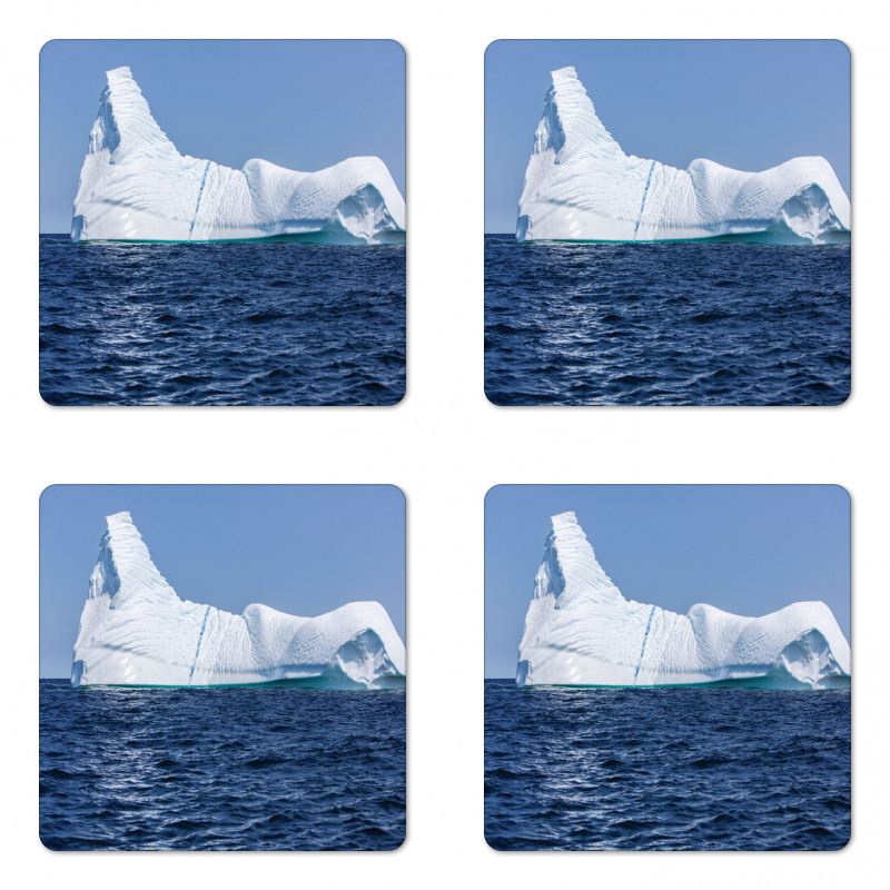 Oceanic Frigid Scenery Coaster Set Of Four