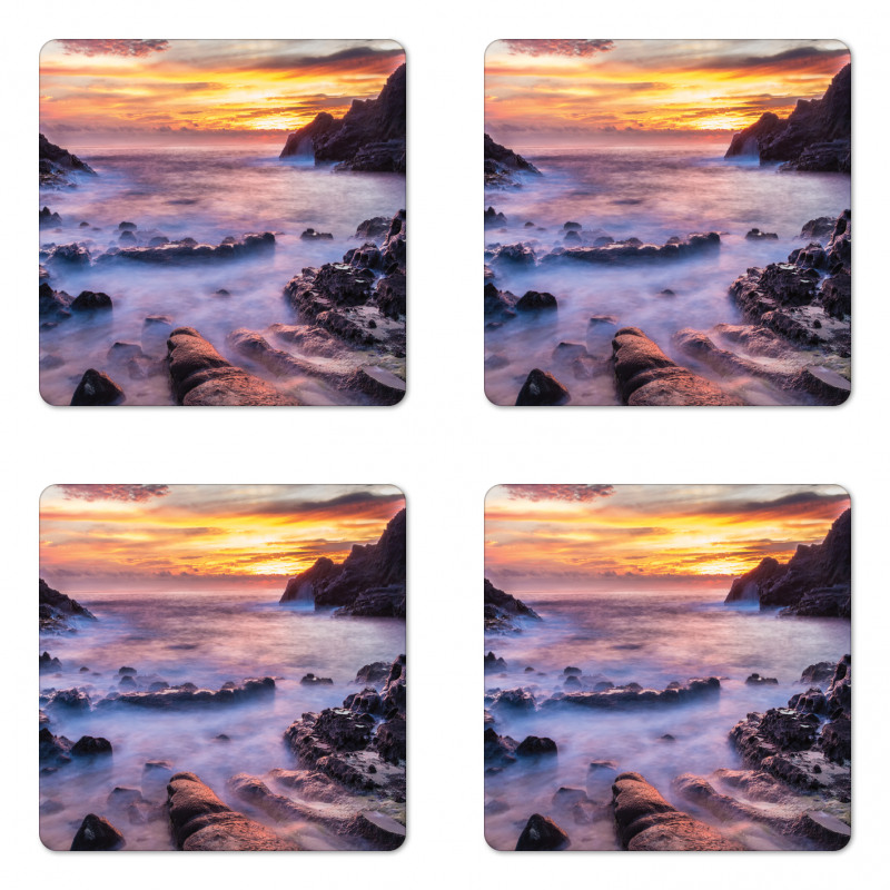 Sunrise Halona Beach Coaster Set Of Four