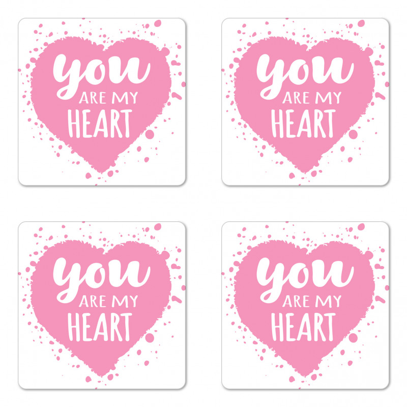 You Are My Heart Coaster Set Of Four