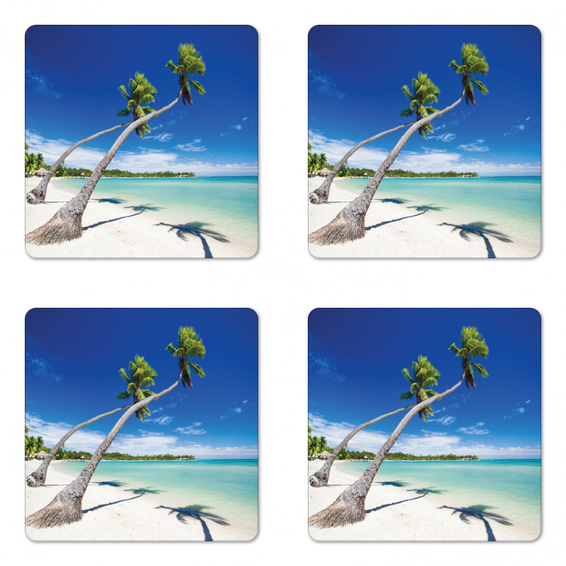 Trees Hanging Above a Lagoon Coaster Set Of Four