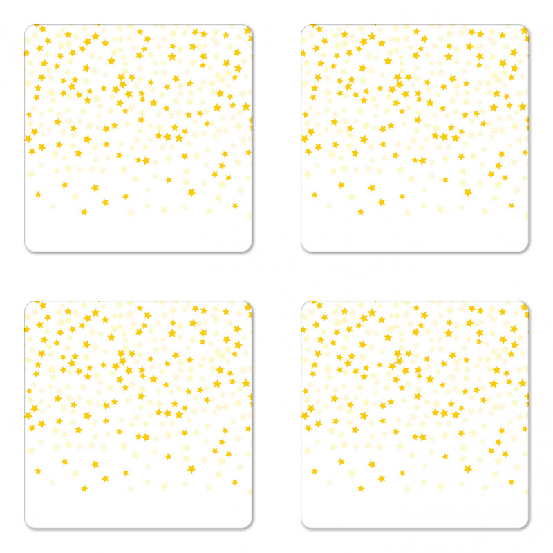 Stars on a Plain Background Coaster Set Of Four