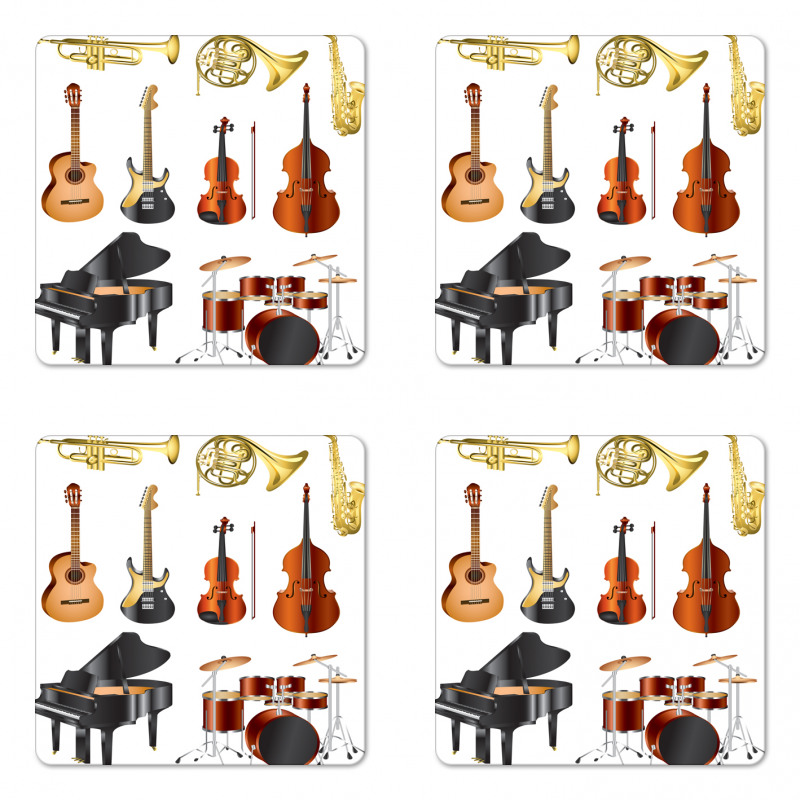 Symphony Orchestra Concert Coaster Set Of Four