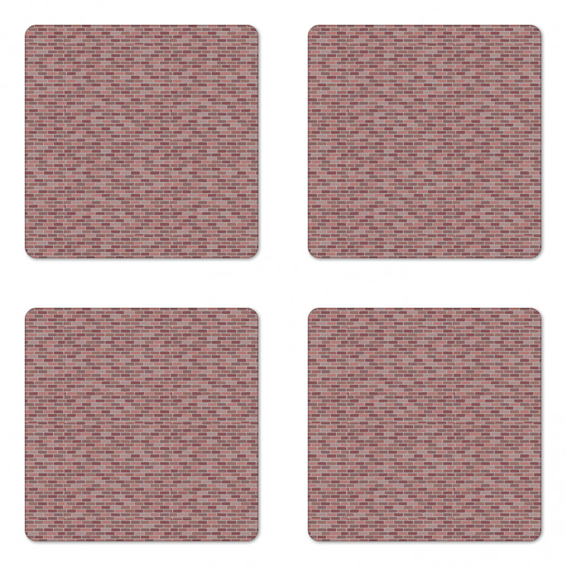 Stacked Stonework Pattern Coaster Set Of Four