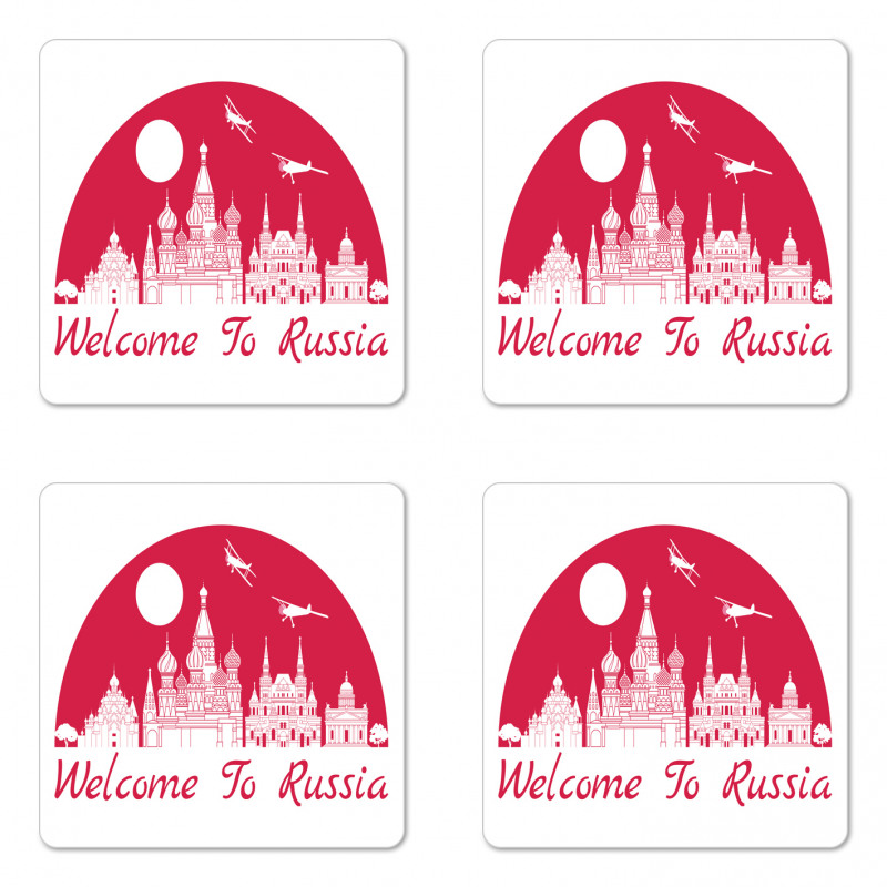 Architecture City Hallmarks Coaster Set Of Four