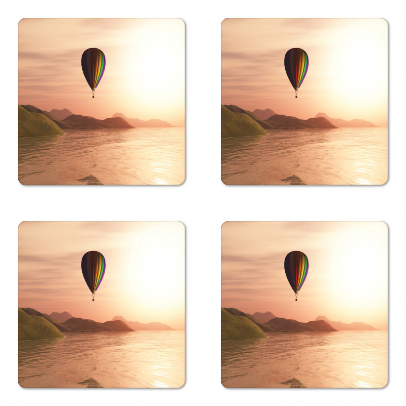 Sunset Landscape Coaster Set Of Four