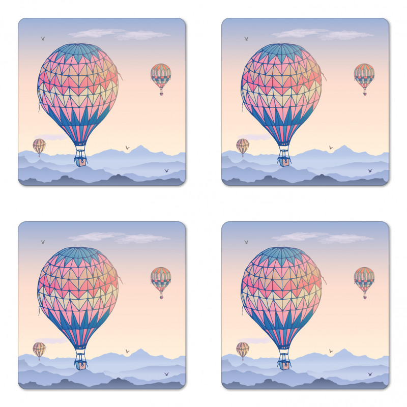 Gradient Mountains Coaster Set Of Four