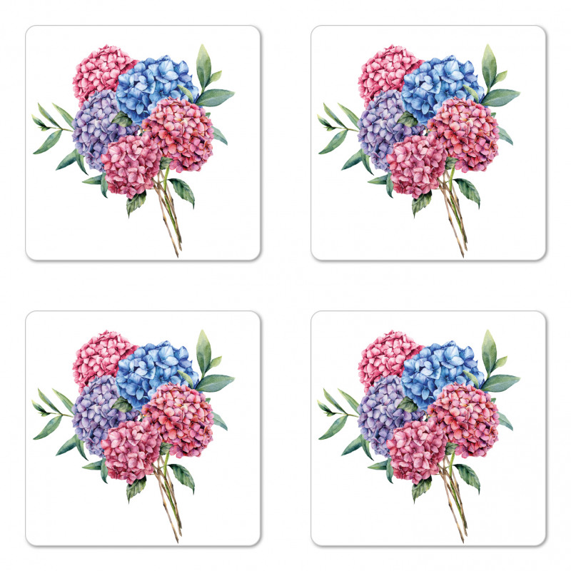 Romantic Nature Spring Coaster Set Of Four