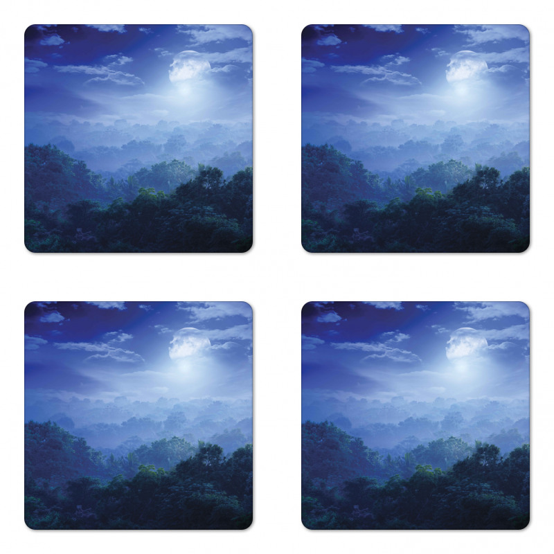 Sri Lanka Rainforest Coaster Set Of Four