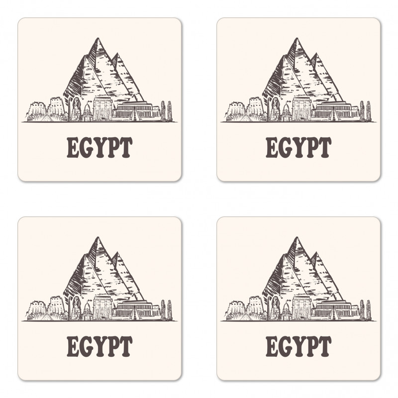 Pyramids Cheops Coaster Set Of Four