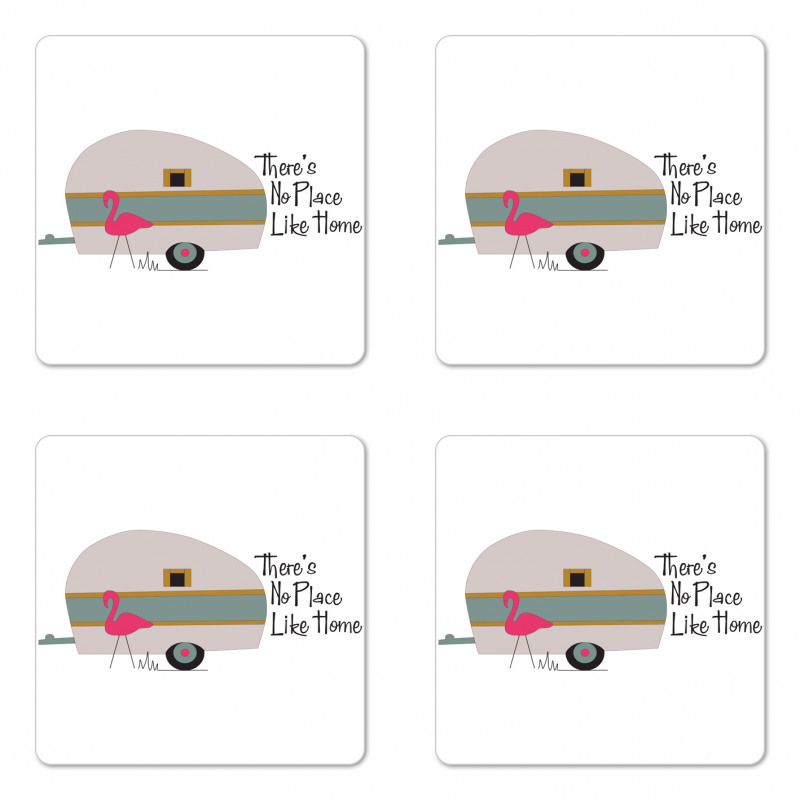 There's No Place Like Home Coaster Set Of Four