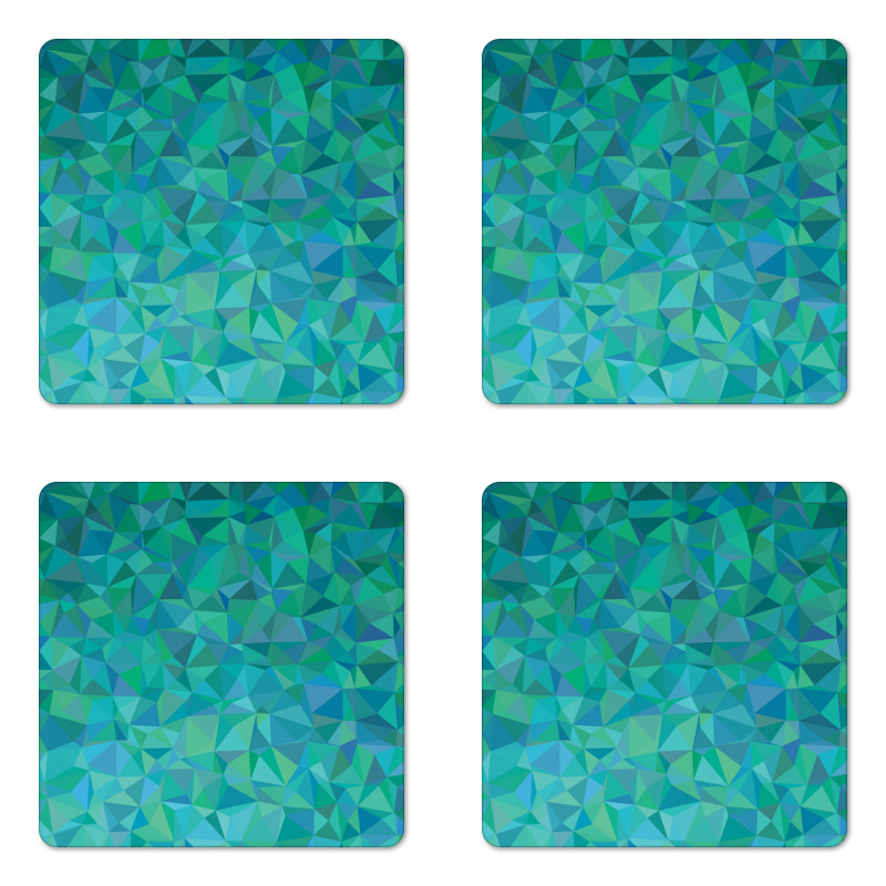 Triangle Mosaic Design Coaster Set Of Four