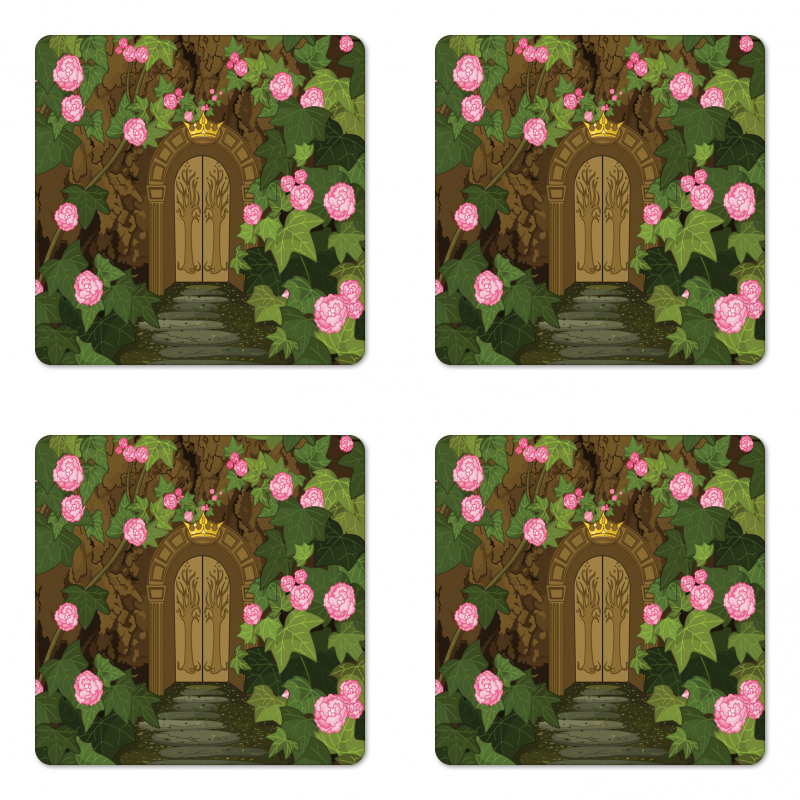 Gate to a Tree Coaster Set Of Four