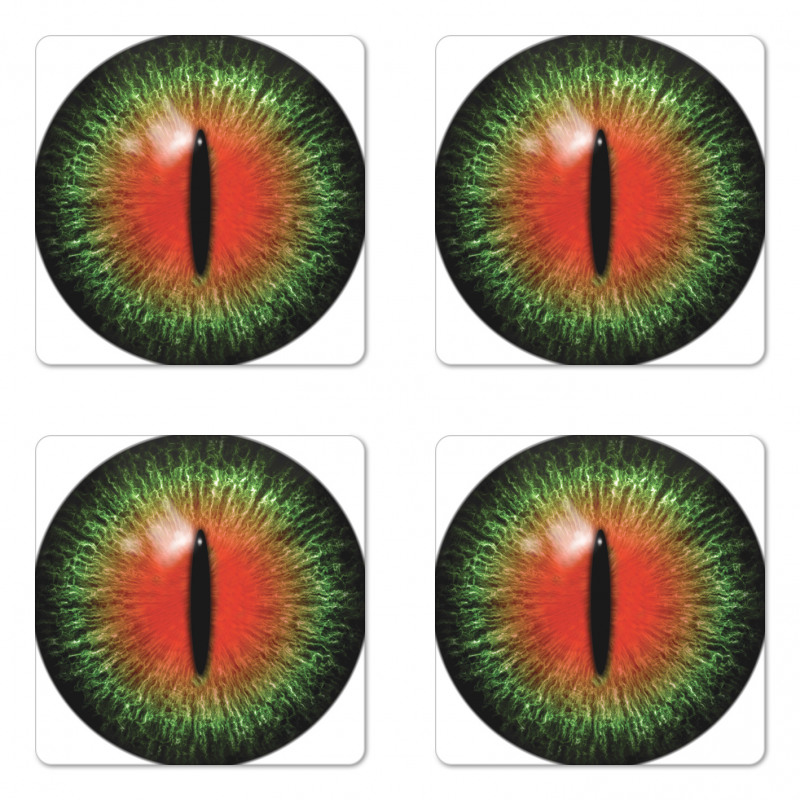 Exotic Cat Eye Egypt Coaster Set Of Four