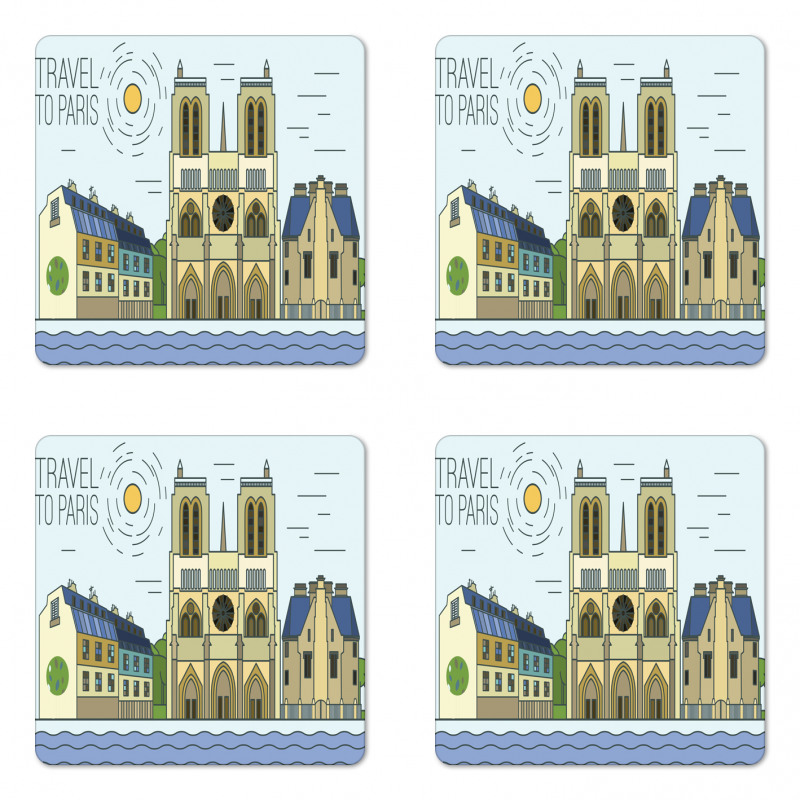 Postcard Image Coaster Set Of Four