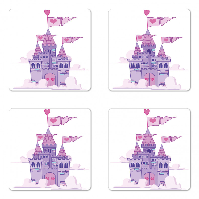 Wonder Tale Princess Sky Coaster Set Of Four