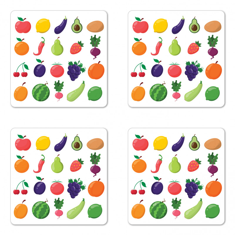 Diet Food Coaster Set Of Four