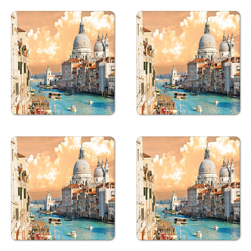 Historical Venice City Coaster Set Of Four