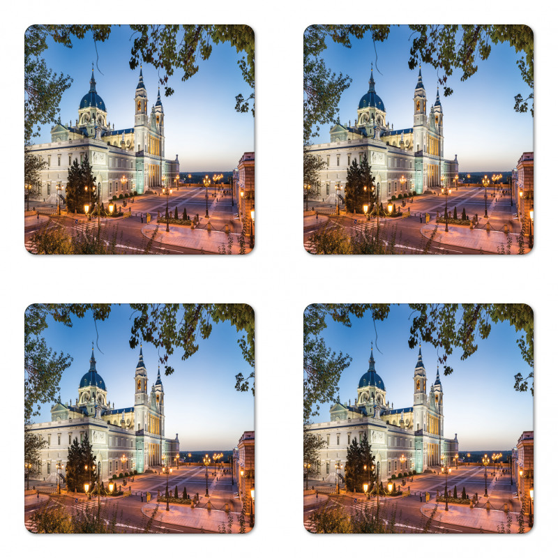 Royal Palace in Madrid Coaster Set Of Four