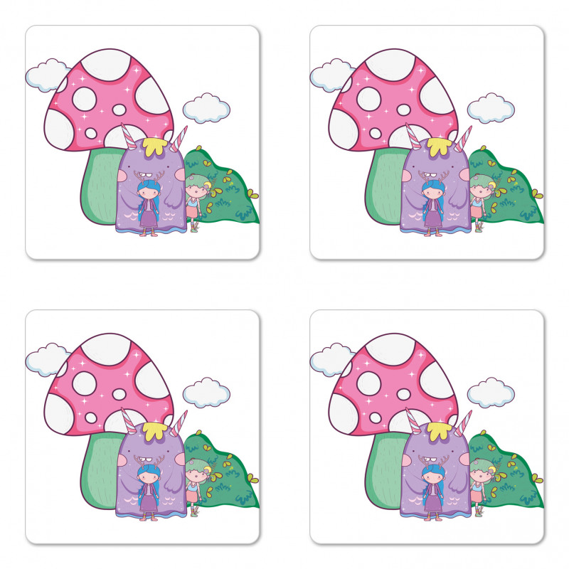 Little Youngsters Monster Coaster Set Of Four