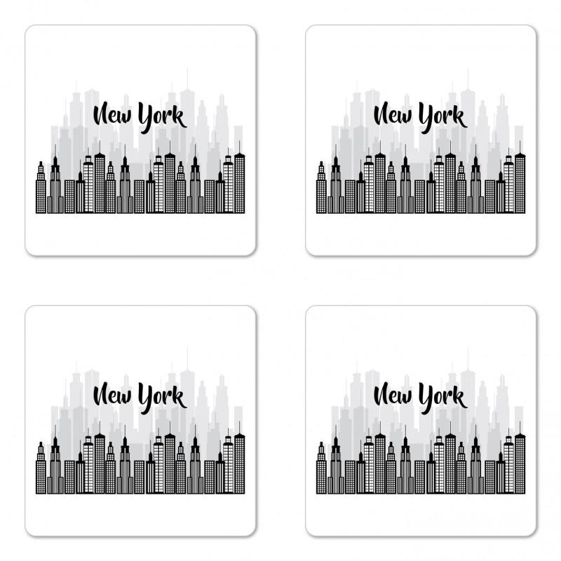 Monochrome and Modern Coaster Set Of Four