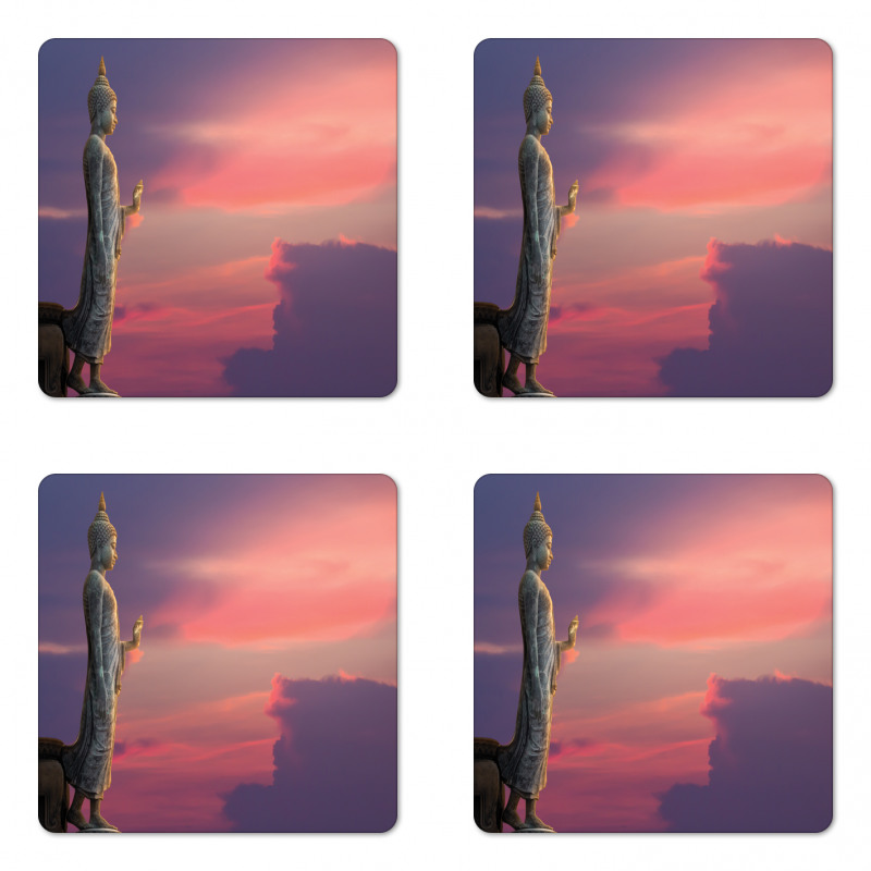 Magical Sunset Scene Coaster Set Of Four