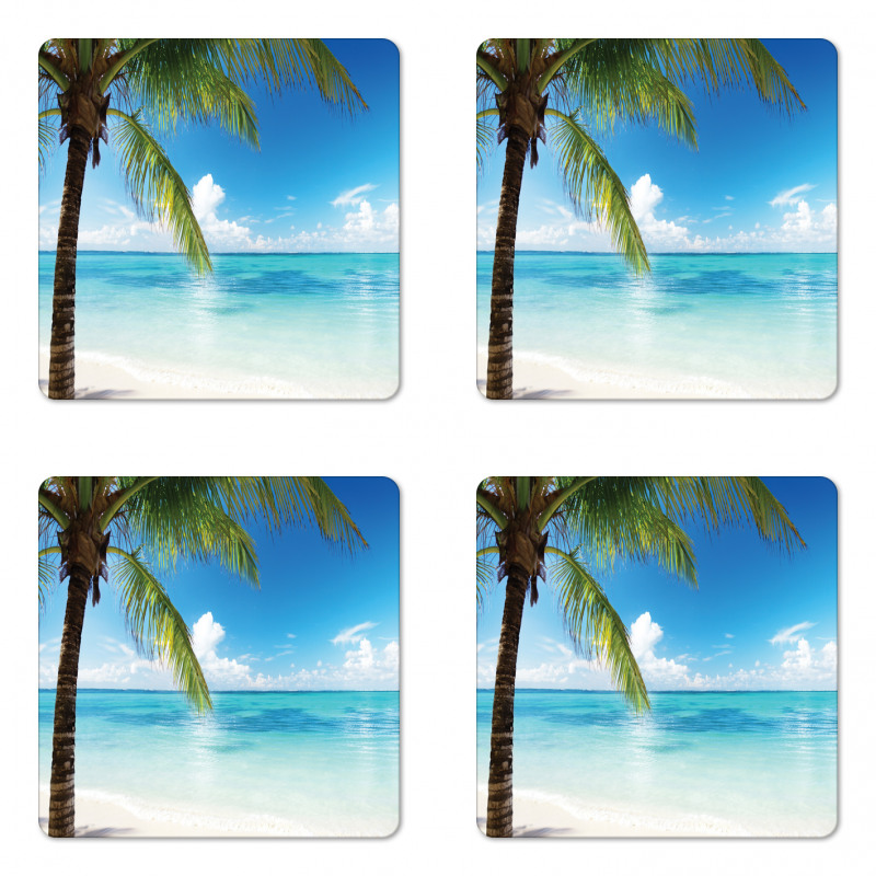 Exotic Beach Shoreline Coaster Set Of Four