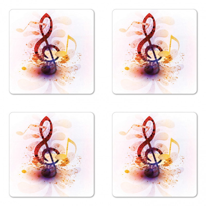 Artwork with Splashes Coaster Set Of Four